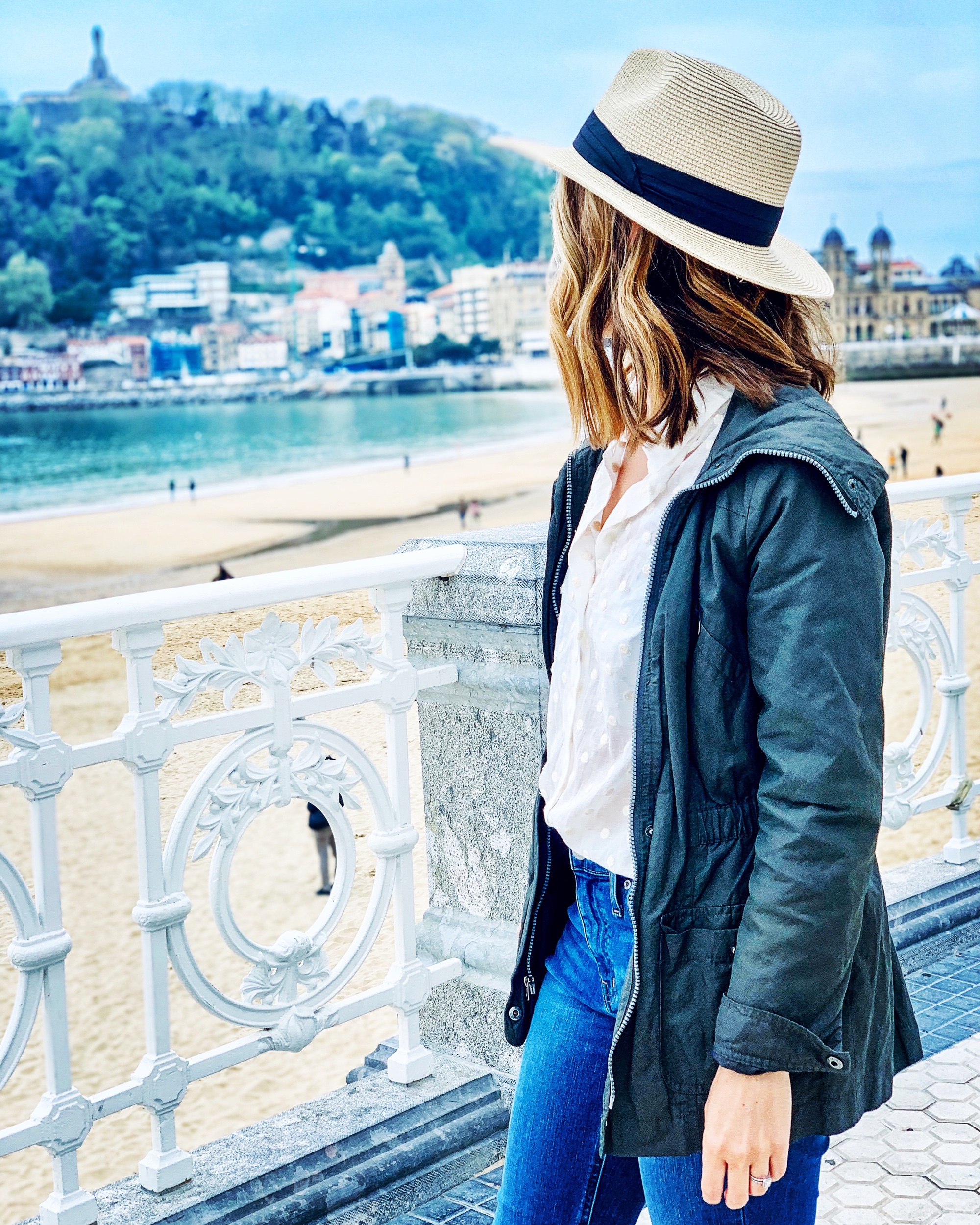 We loved strolling along Playa la Concha.