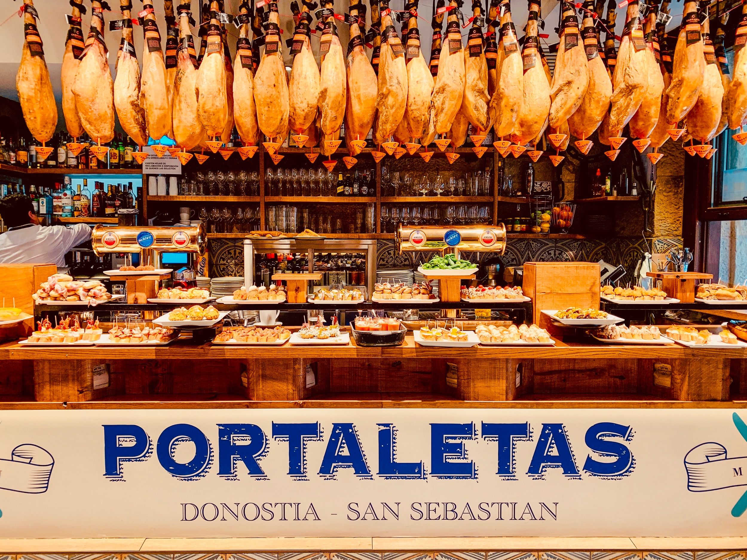 We loved eating a few pintxos at each bar we visited.