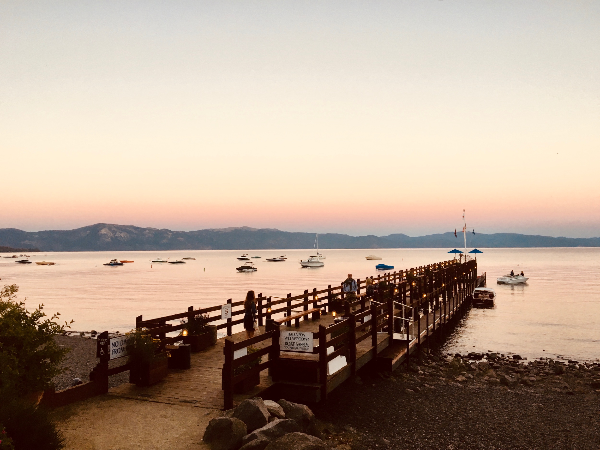 Sunset on Lake Tahoe