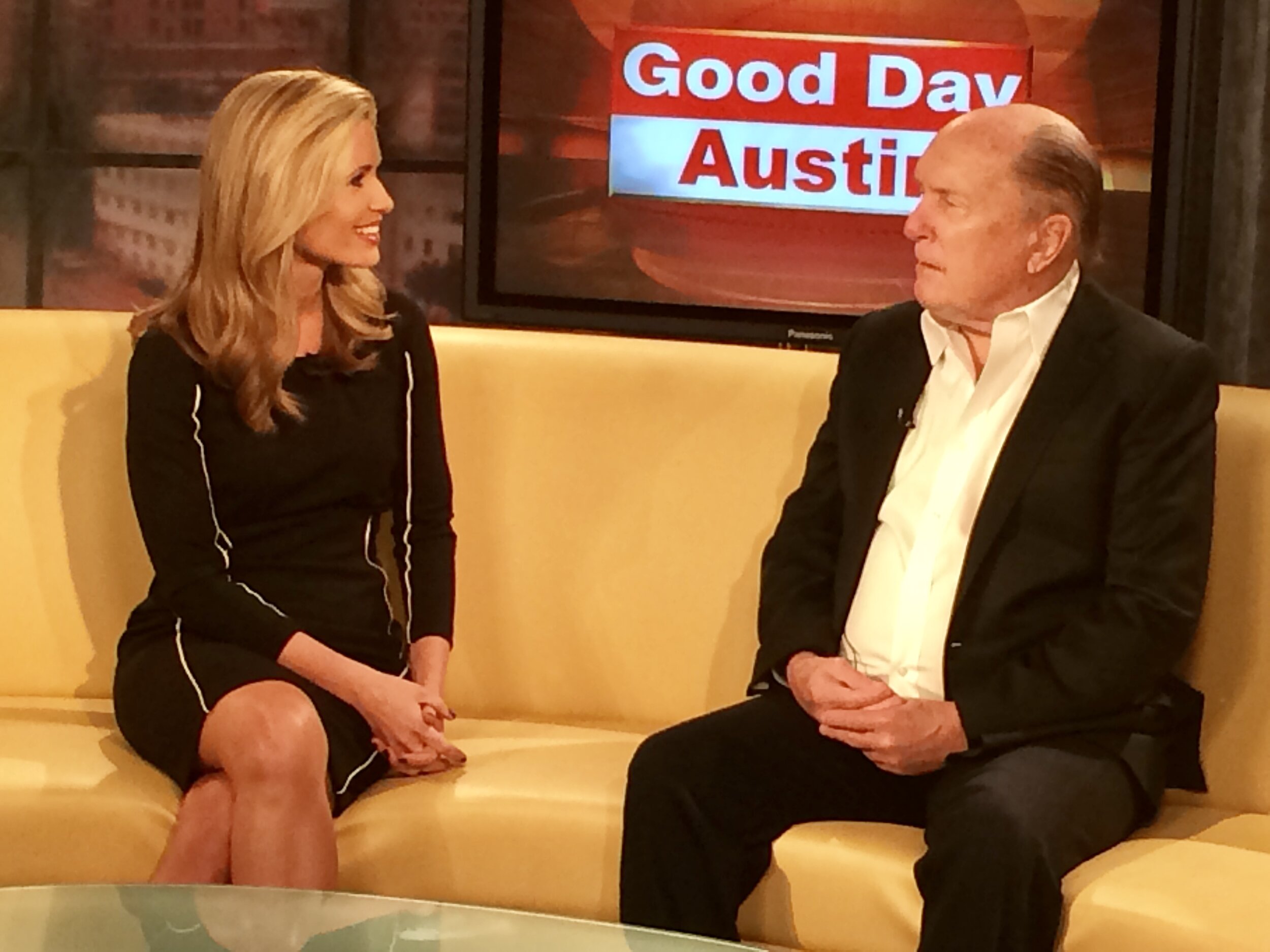 Interviewing Robert Duvall.