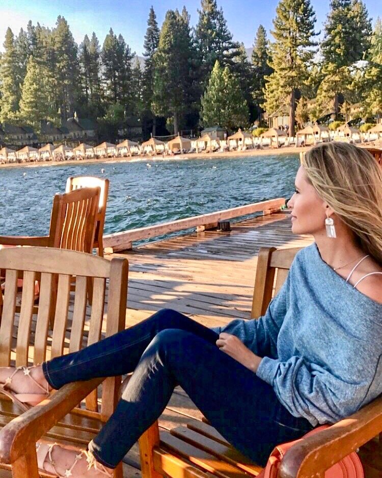 Enjoying an evening in Incline Village in North Tahoe